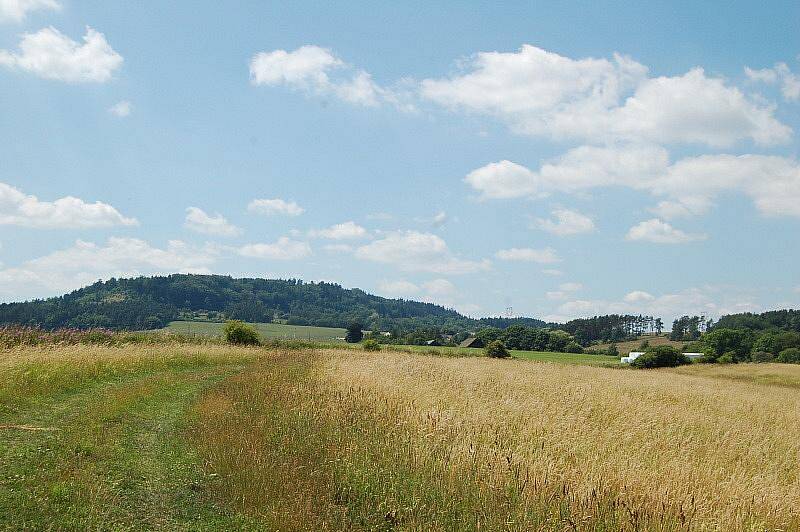 pohled na Hradišťský vrch