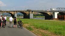 Z jednodenní exkurze po cyklistických opatřeních v Drážďanech.