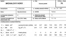 Zamýšlené stavby přehrad. Část technického popisu díla Michalovy Hory