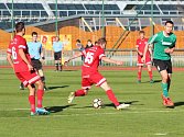 Snímky z utkání FK Tachov - FC Rokycany (6:1), Tachov v červených dresech.