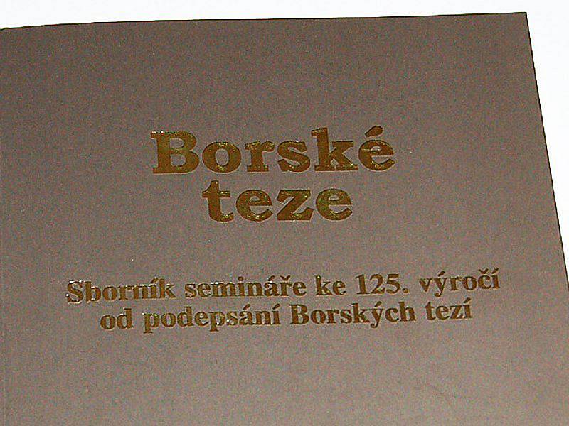 Sborník semináře Borské teze