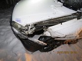 Z nehody autobusu ve Stříbře.
