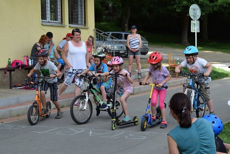 První závody na inline dráze v Kladrubech.