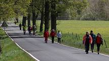 Vzpomínkového pochodu Lidických žen se na Tachovsku v sobotu účastnilo na padesát zájemců o turistiku a historii konce druhé světové války.