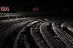 Noční Tachovsko: vylidněná náměstí i strojový úklid sněhu 