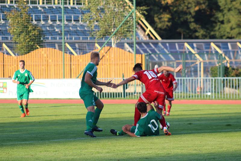 Z utkání divize Tachov vs. Sedlčany.