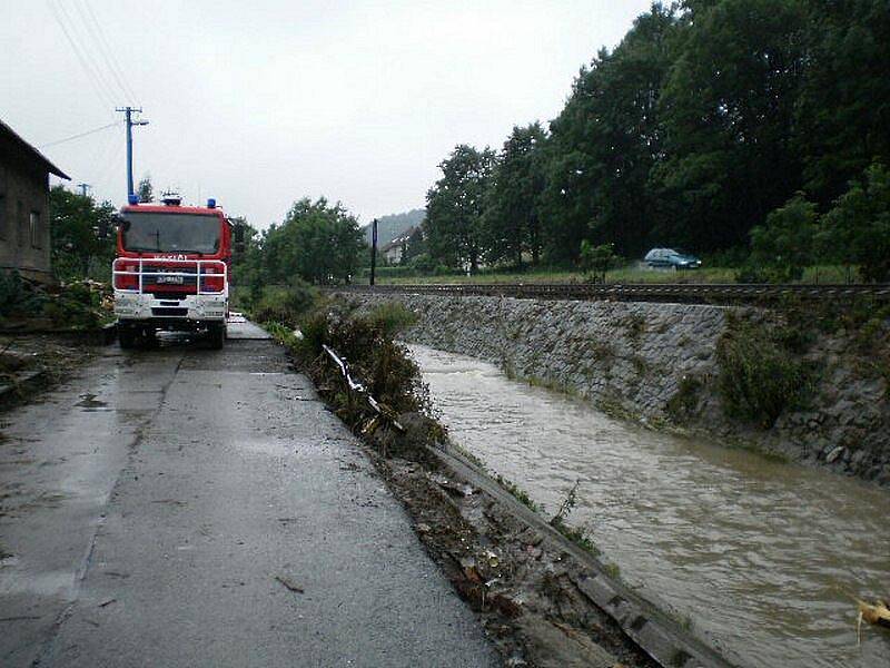 Dobrovolníci zasahovali na Moravě.