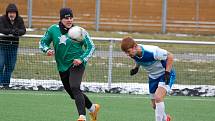 Zimní příprava: Hvězda Cheb - FK Tachov (zelení) 3:4.