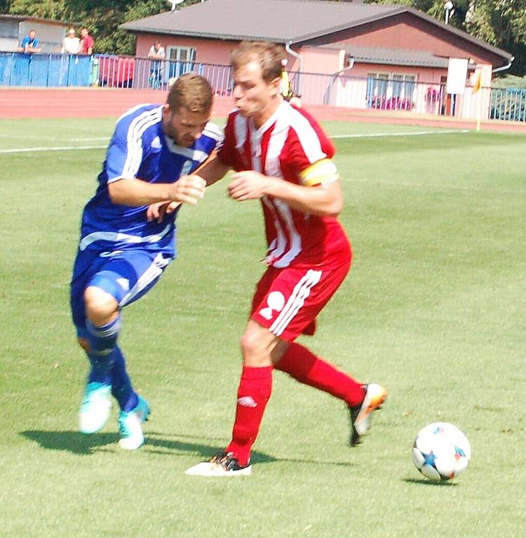 Premiéra Tachova v České fotbalové lize proti Štěchovicím skončila remízou 1:1