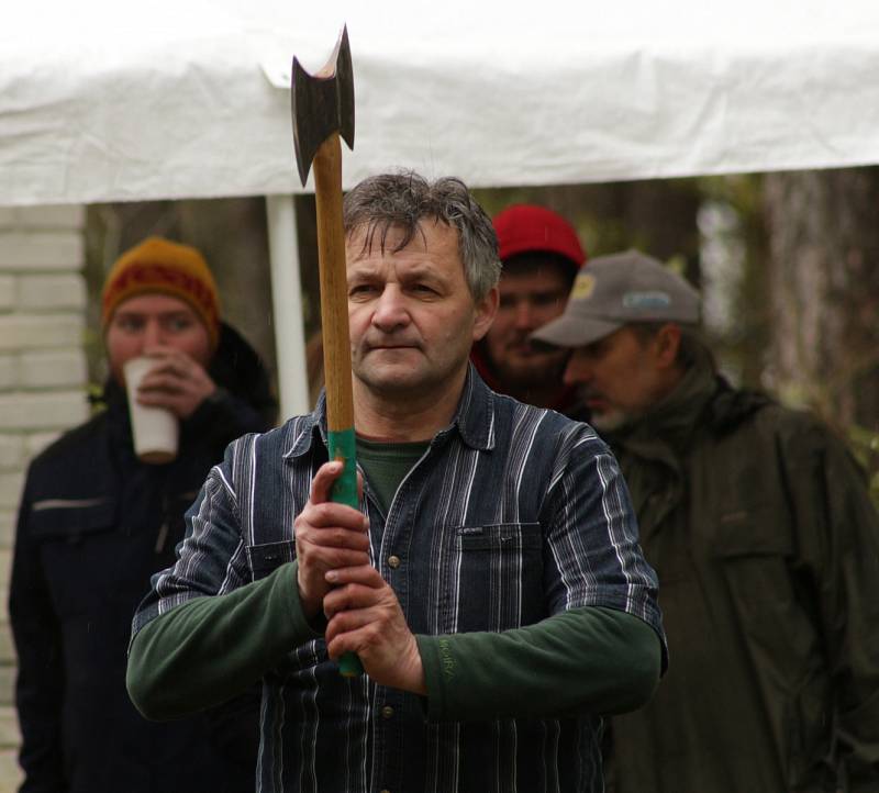 Ze soutěže Česká sekera 2017, která se konala v sobotu na Sycheráku.