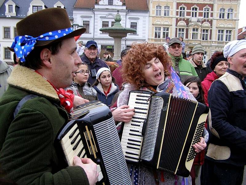 Masopust ve Stříbře.