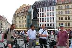 Z jednodenní exkurze po cyklistických opatřeních v Drážďanech.