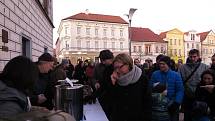 Stříbrský ohňostroj ozářil centrum města