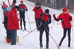 Ve Ski areálu Přimda se běžel lyžařský závod na 15 kilometrů klasickým způsobem.