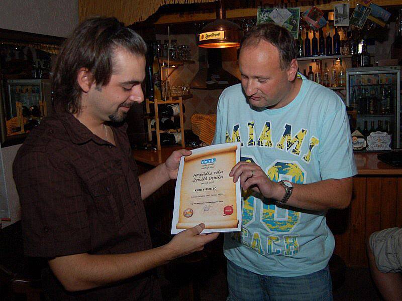Kurty Pub se před několika dny stala vítěznou hospodou v anketě čtenářů Tachovského deníku Hospůdka roku 2010.