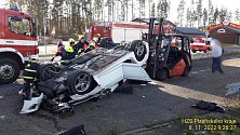 Nehoda v  prostoru starého hraničního přechodu v Rozvadově.