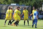 FK Staňkov (modrobílé dresy) - Baník Stříbro 0:7 (0:2)