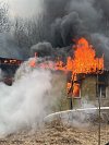 Požár na Borsku způsobili při hře se zapalovačem dva kluci.