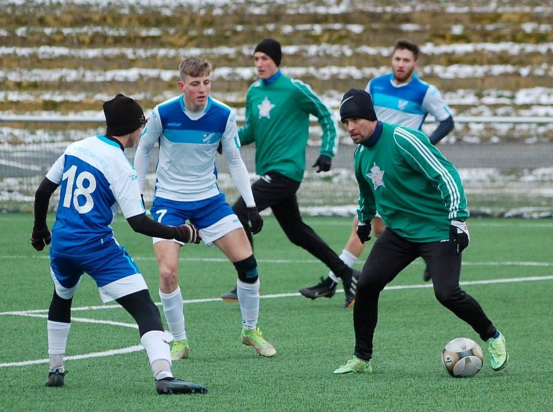 Zimní příprava: Hvězda Cheb - FK Tachov (zelení) 3:4.