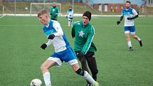 Zimní příprava: Hvězda Cheb - FK Tachov (zelení) 3:4.