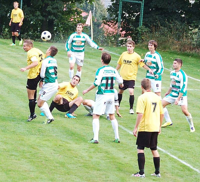 Fotbal – 1. A třída: T. Přimda – S. Město Touškov 3:2