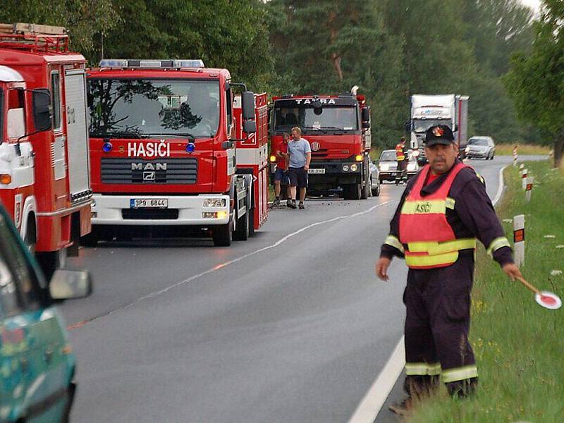 Převrátil tatru na bok