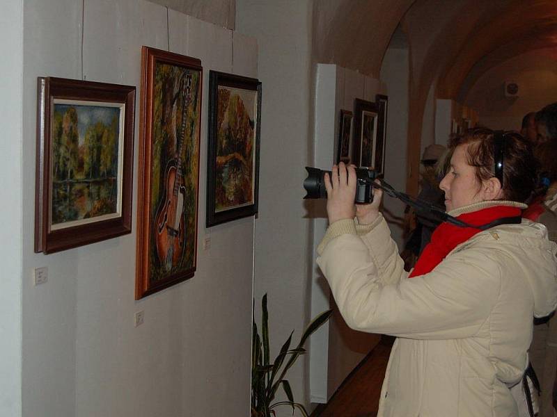 Ve čtvrtek byla v Tachovském muzeu zahájena výstava obrazů Jaroslava Jurana. 