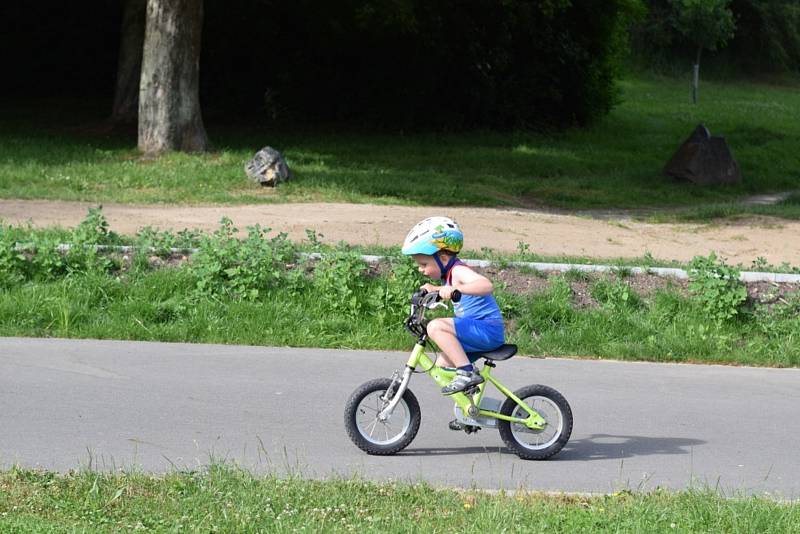 První závody na inline dráze v Kladrubech.