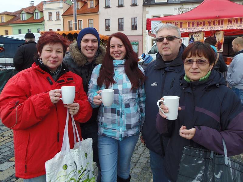 Na náměstí ve Stříbře se konaly stříbrné trhy