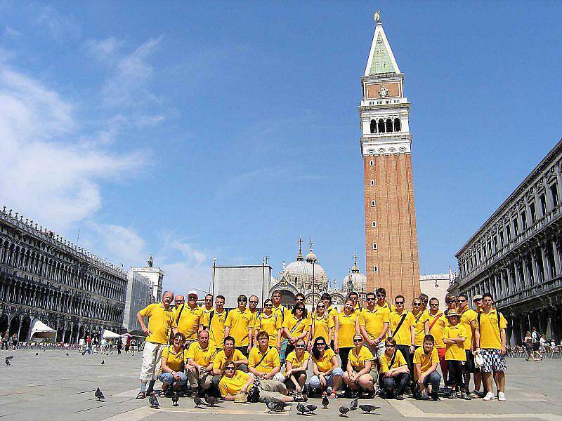 Dechový orchestr mladých navštívil Itálii