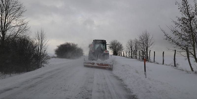 Zaváté silnice nad Tachovem.