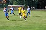 FK Staňkov (modrobílé dresy) - Baník Stříbro 0:7 (0:2)