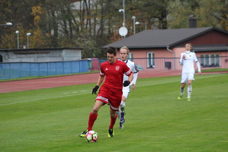 Snímky z utkání FK Tachov - Baník Stříbro.