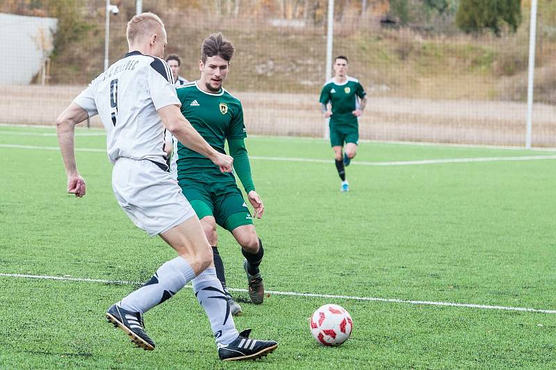 13. kolo KPM: Bolevec - Stříbro (zelení) 1:6.