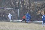 Dynamo Studánka (v modrém) - Baník Stříbro (v bílém) 0:2.