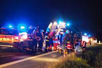 Nehoda se stala v pátek před jedenáctou večerní. Zraněného převezla sanita do plzeňské fakultní nemocnice na Lochotíně