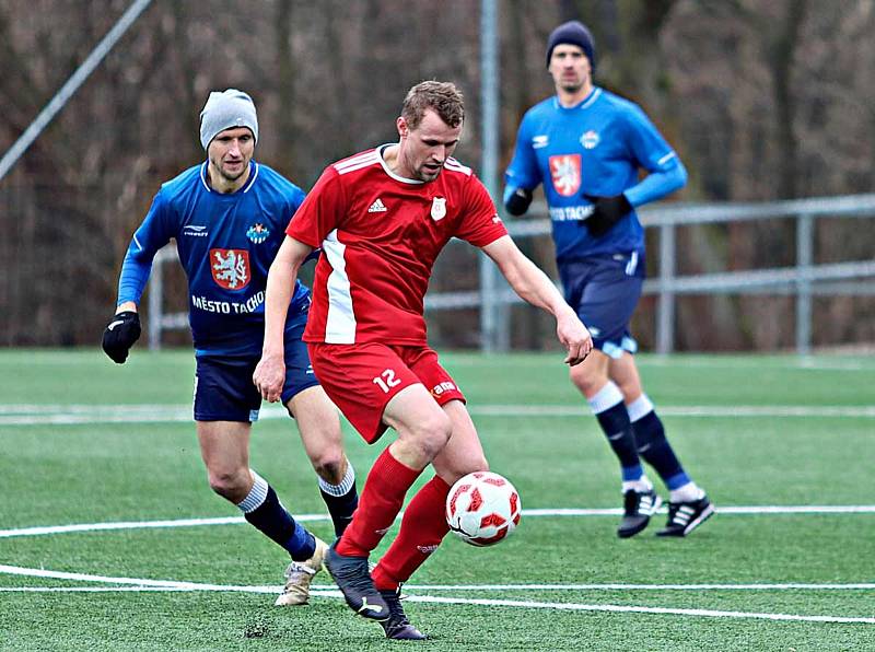 16. kolo KPM: Radnice - Tachov 1:2, 5. března 2023.