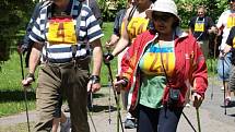 Nordic walking v Konstantinových Lázních přilákal desítky lidí