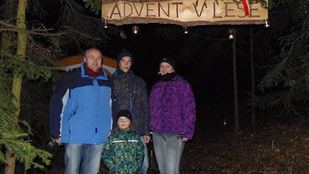 Už sedmý ročník Adventu v lese se konal v sobotu
