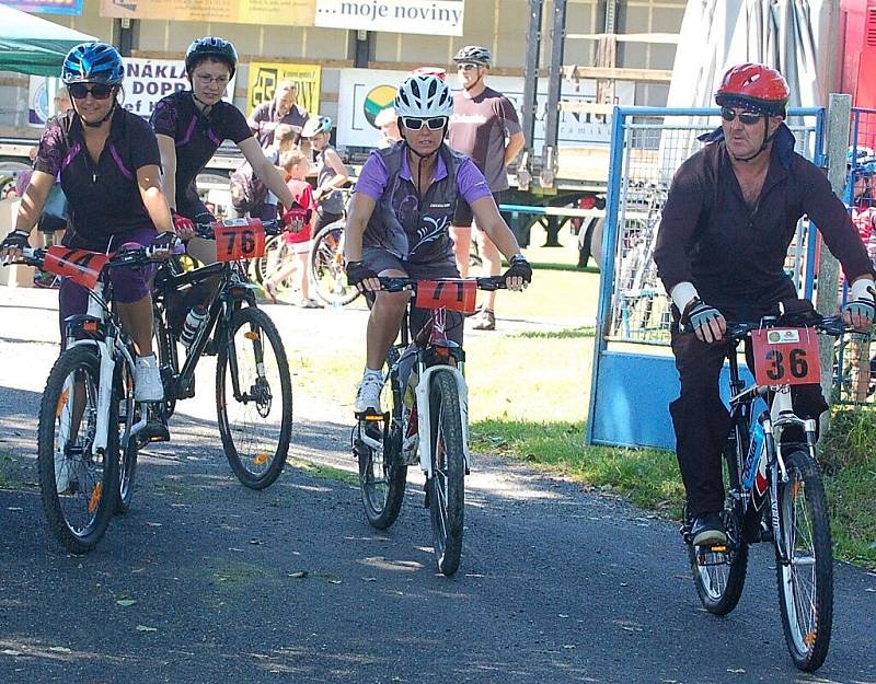 V Maršových Chodech se jel sedmý ročník závodu Bike maraton Českým lesem.