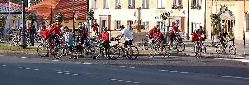 Cyklisté vyrazili na Babický štípanec