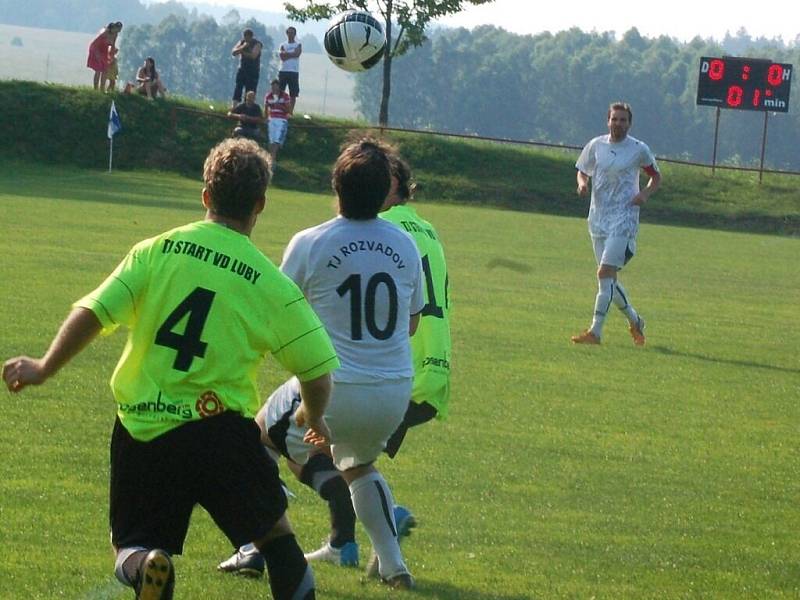 Rozvadovští v boji o postup do přeboru porazili Start Luby 2:1.