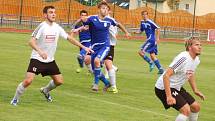 Západočeské derby v divizi mezi Tachovem a Rokycany skončilo výhrou domácích 4:0.