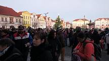 Stříbrský ohňostroj ozářil centrum města