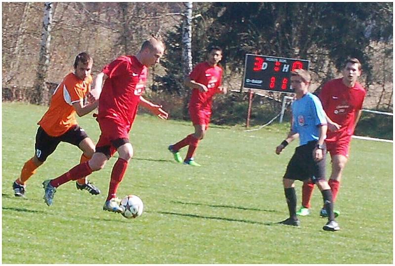 Fotbal, osmnácté kolo okresního přeboru druhé třídy: Stráž vs. Erpužice