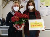 Tachovský hospic obdržel finanční dar ve výši 30 tisíc korun.