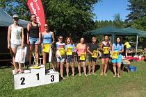 Výrovský triatlon - ženy 2019. Foto: archiv Tachovského deníku.