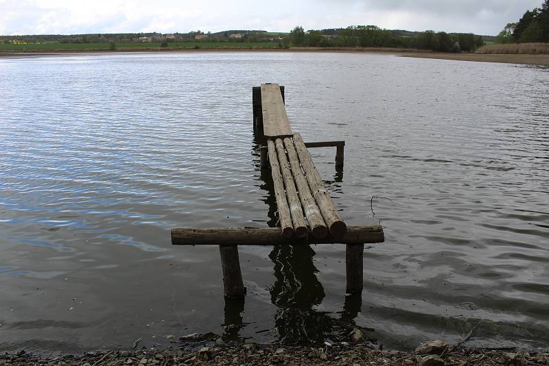 Víchovský rybník na začátku května.