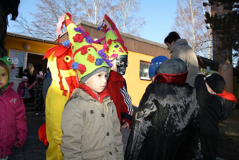 Mateřská škola Tyršova pořádala masopustní průvod