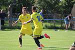 FK Staňkov (modrobílé dresy) - Baník Stříbro 0:7 (0:2)